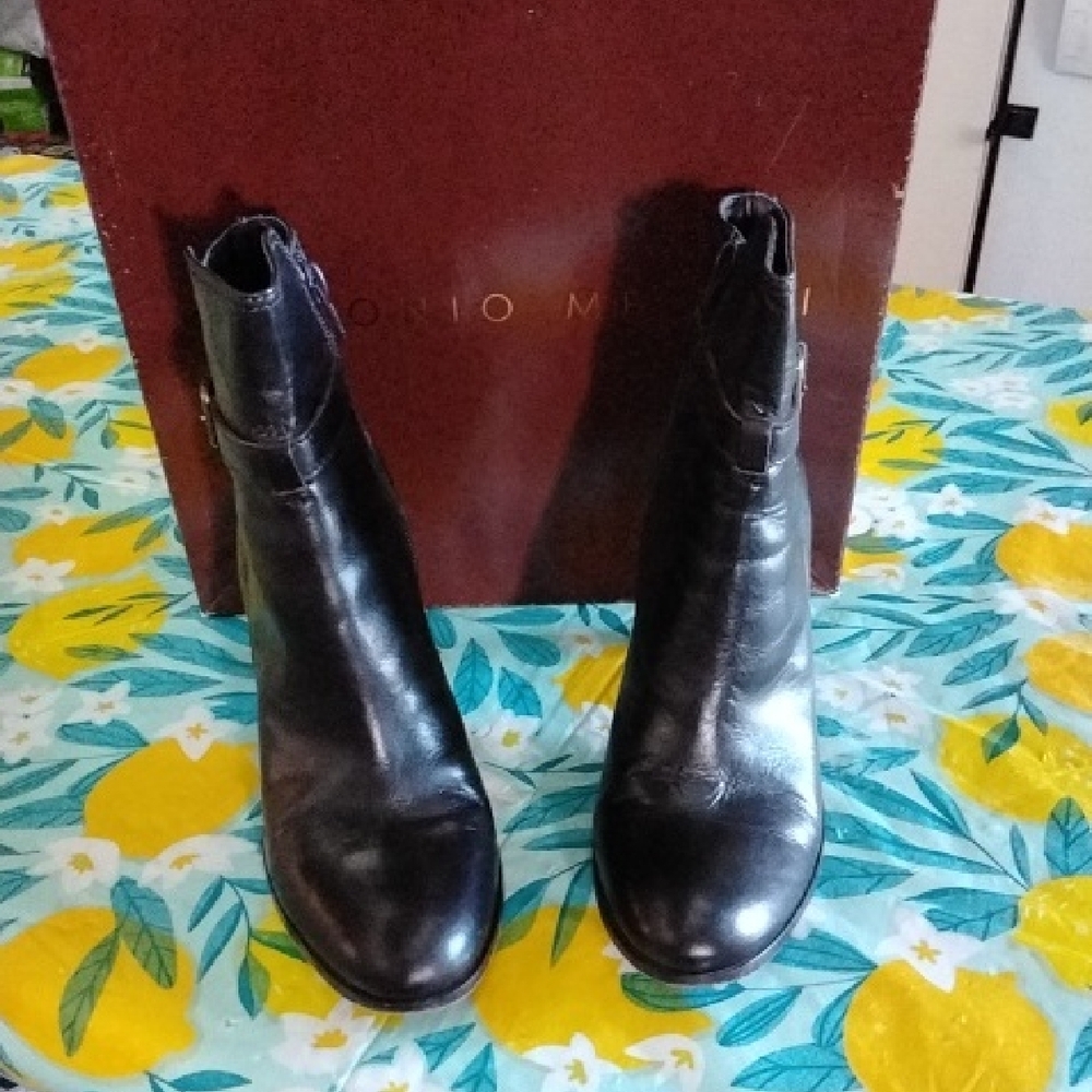 Antonio Melani Rich Dark Brown Women's Boots Size 8M